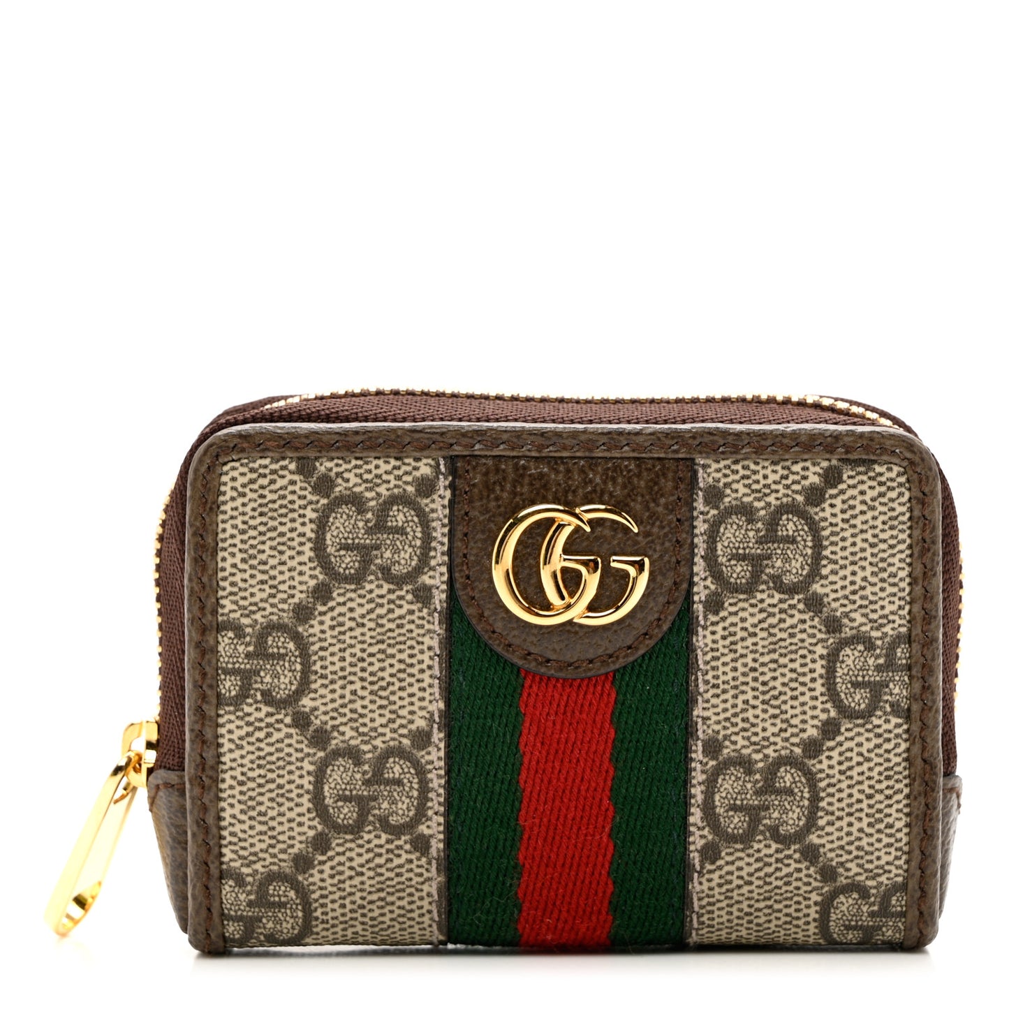GG Supreme Monogram Web Ophidia Playing Card Case Beige New Acero