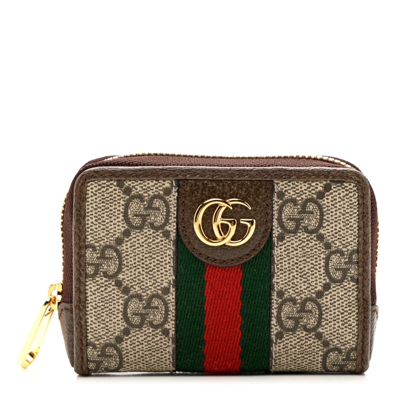 Gucci GG Supreme Monogram Web Ophidia Playing Card Case Beige New Acero 1 of 9