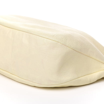 Chanel Grained Calfskin Tassel Hobo Cream 9 of 10