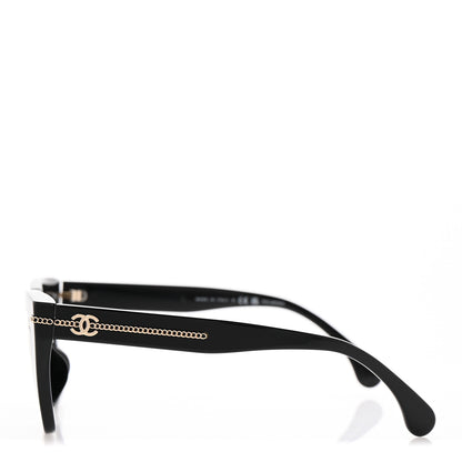Chanel Acetate Square Sunglasses 5509-A Black 3 of 8
