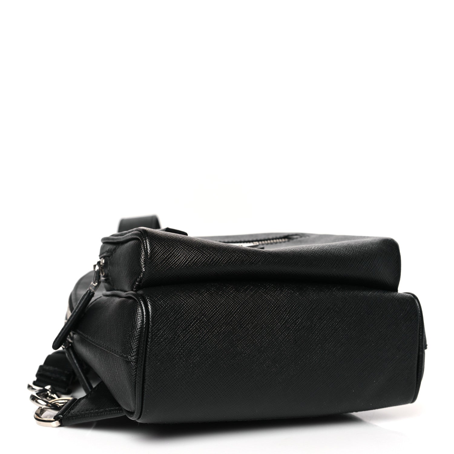 Prada Saffiano Sling Backpack Black 4 of 7