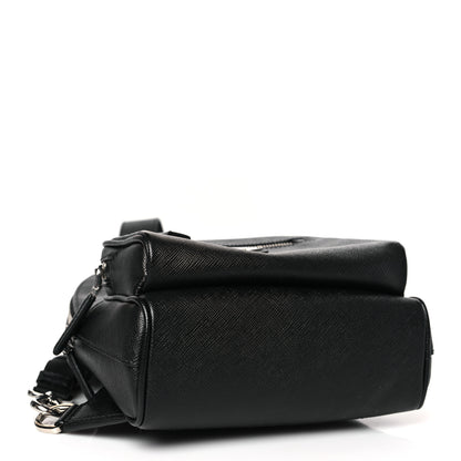 Prada Saffiano Sling Backpack Black 4 of 7