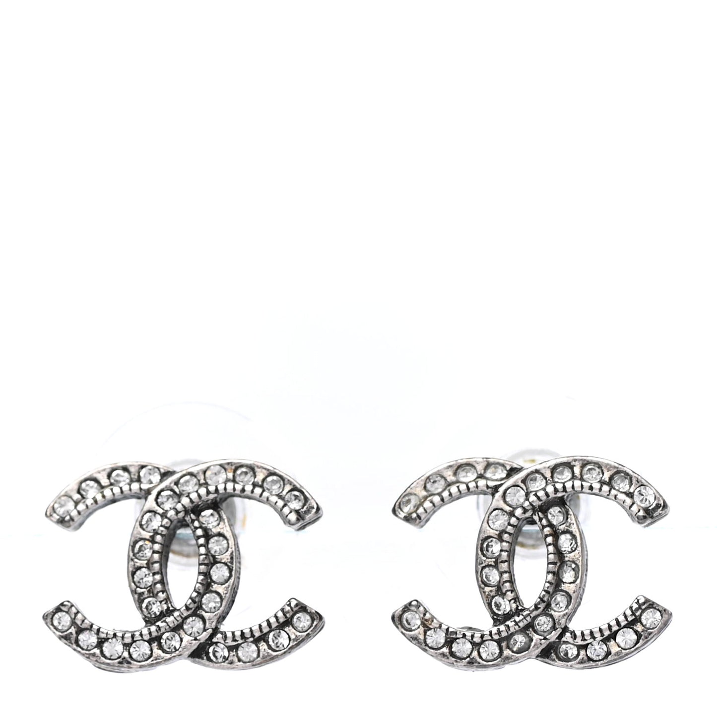 Ruthenium Crystal CC Earrings