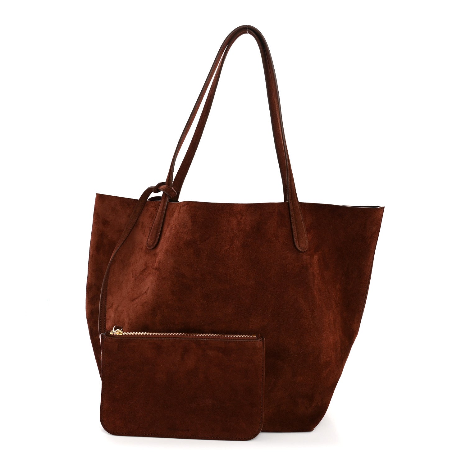 Mansur Gavriel Suede Everyday Soft Tote Chocolate 3 of 11