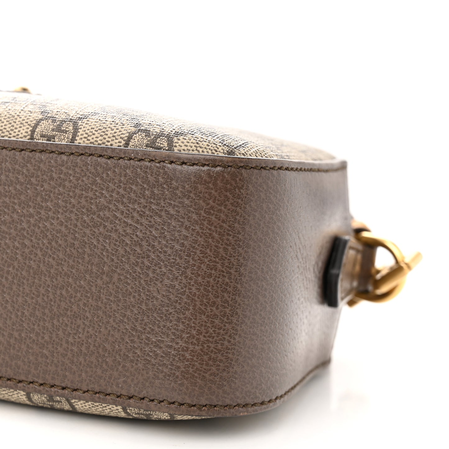 GG Supreme Monogram Web Neo Vintage Shoulder Bag Beige New Acero Crop