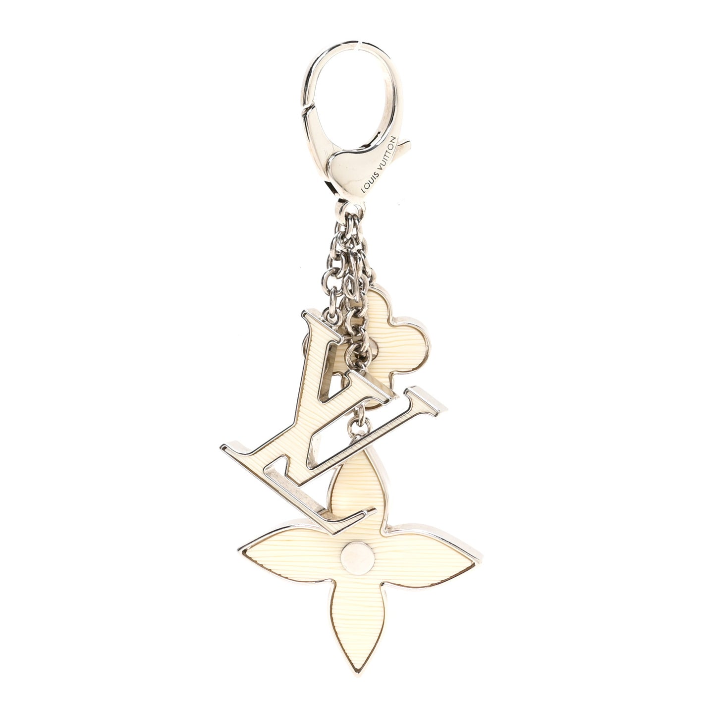 Fleur d Epi Bag Charm Ivory