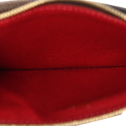 Louis Vuitton Damier Ebene Recto Verso Card Holder Red 5 of 7