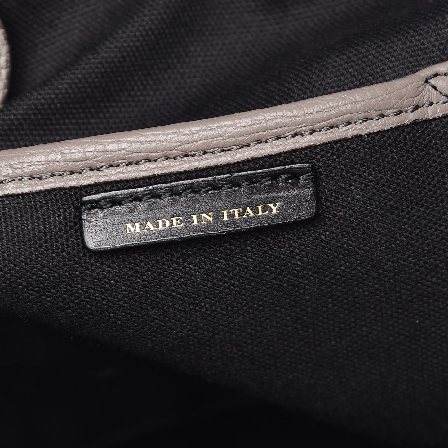 Grainy Calfskin House Check Large Banner Tote Grey