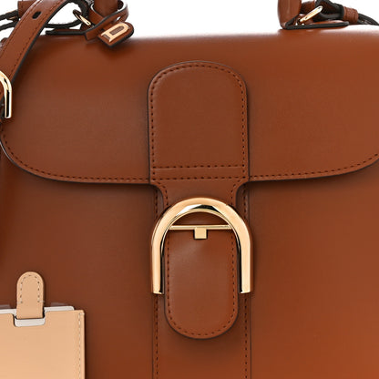 Delvaux Grained Calfskin PM Brillant Satchel Natural 8 of 10