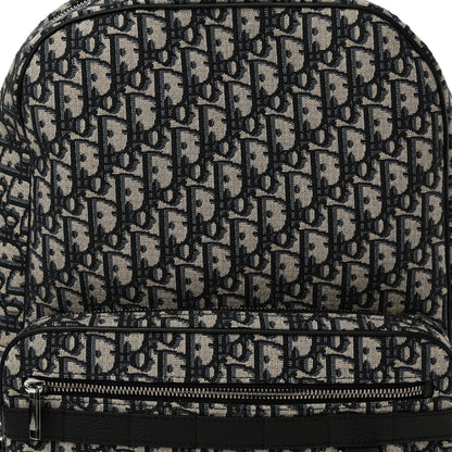 Christian Dior Oblique Calfskin Rider Backpack Beige Black 7 of 10
