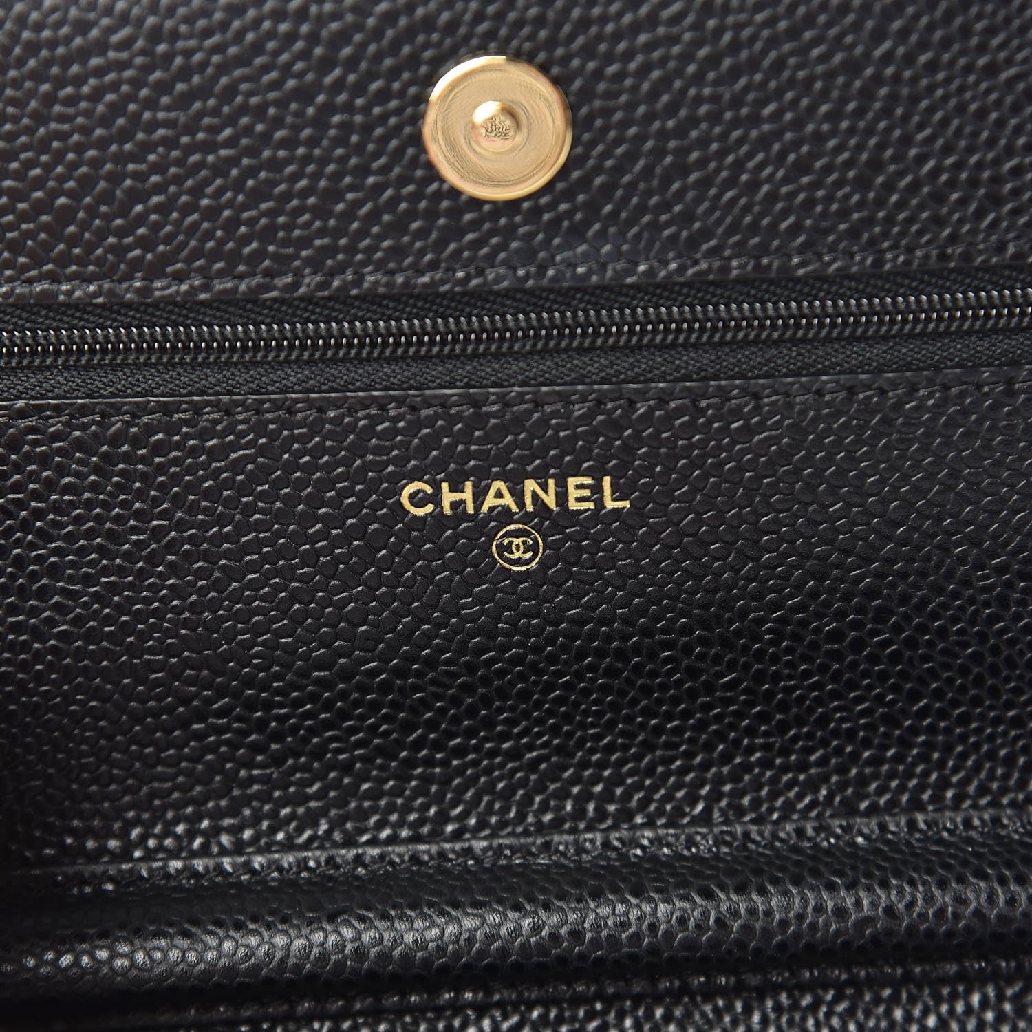 Chanel Caviar Quilted Wallet On Chain WOC Black 8 of 11