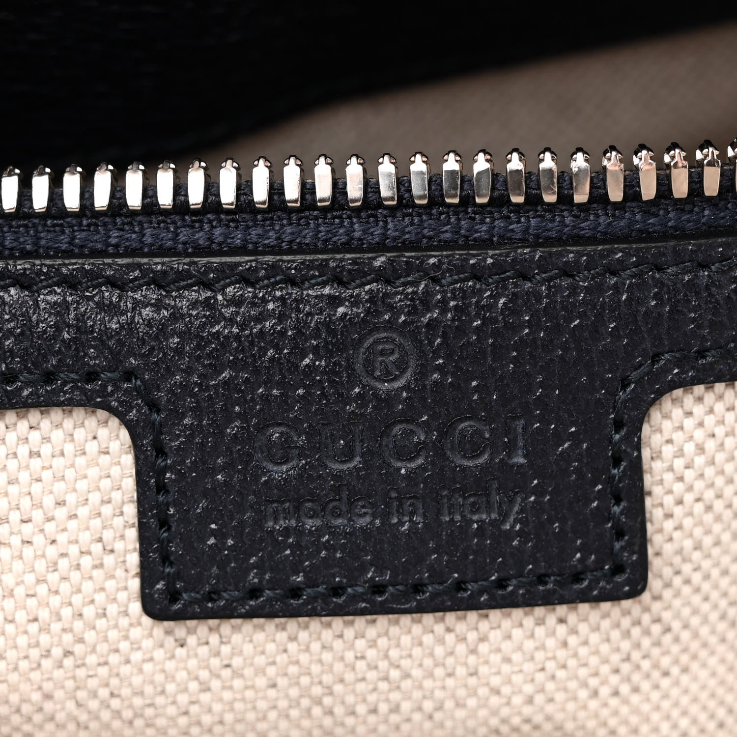Gucci GG Supreme Monogram Textured Dollar Calfskin Web Small Ophidia Messenger Bag Beige Blue 11 of 12