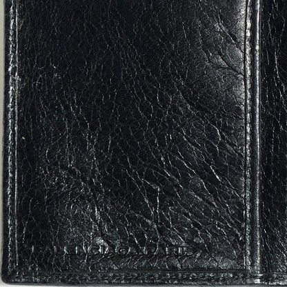 Balenciaga Agneau Giant 12 Rose Gold Hardware Money Wallet Black 6 of 8