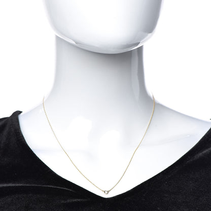 Tiffany 18K Yellow Gold Diamond .12ct Elsa Peretti Diamonds by the Yard Pendant Necklace 2 of 7