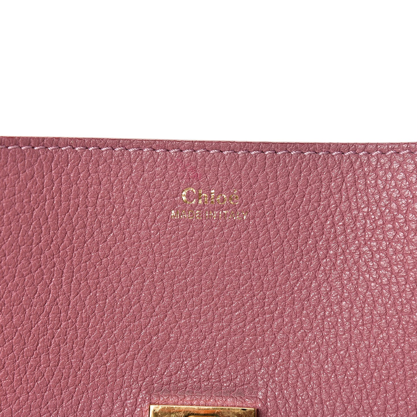 Grained Lambskin Drew Shoulder Bag Velvet Mauve