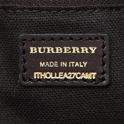Burberry Haymarket Check Smithfield Clutch Chocolate 6 of 12