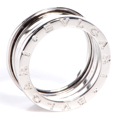 Bulgari 18K White Gold B.Zero1 Three-Band Ring 53 6.5 4 of 5
