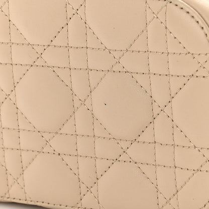 Christian Dior Lambskin Cannage Small Diortravel Vanity Case Light Beige 10 of 13