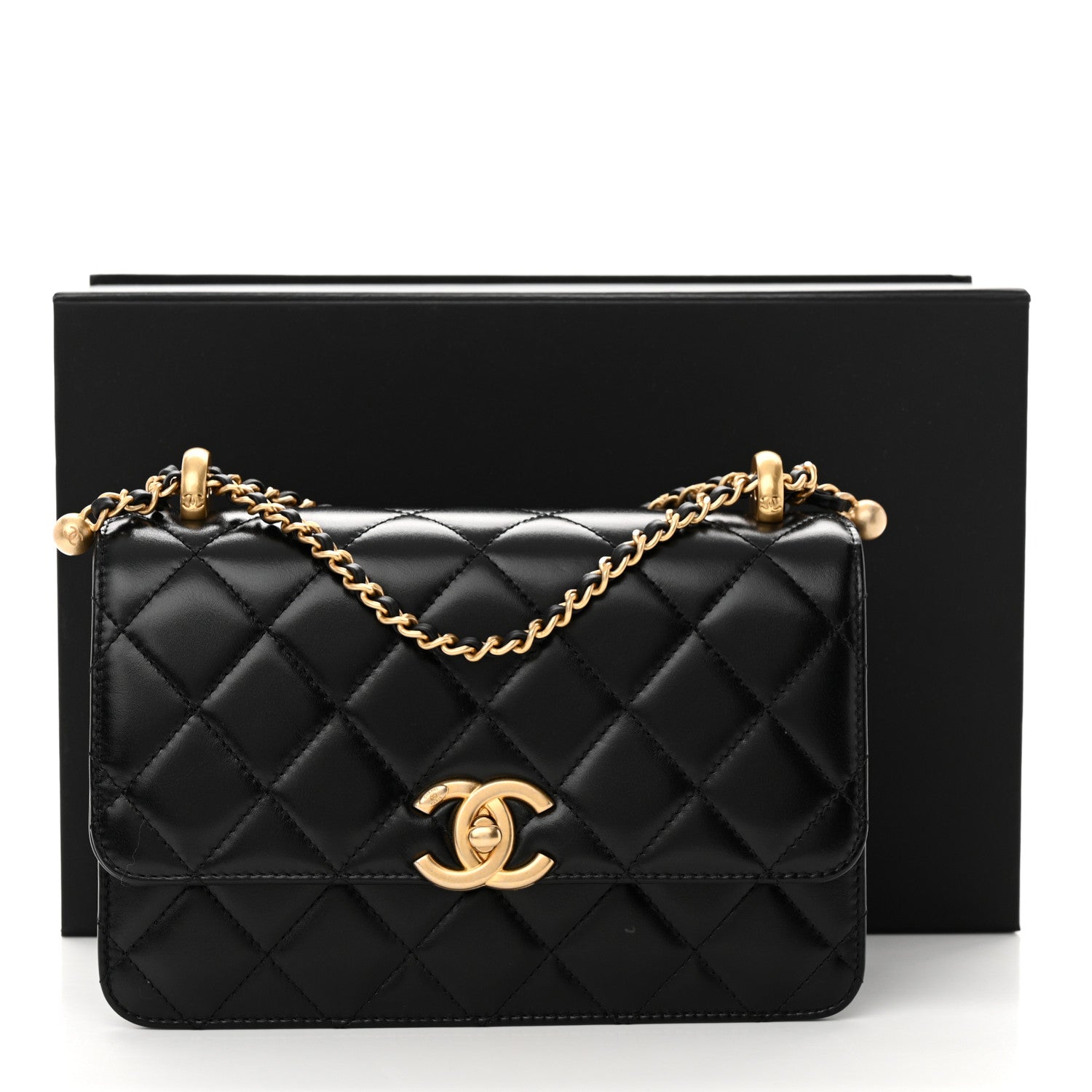 Chanel Calfskin Quilted Perfect Fit Flap Black 11 of 11