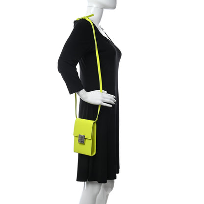 Givenchy Box Calfskin Mini 4G Vertical Bag Fluo Yellow 2 of 12