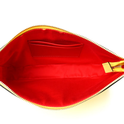 Christian Louboutin Patent Loubila Chain Clutch Yellow 5 of 10