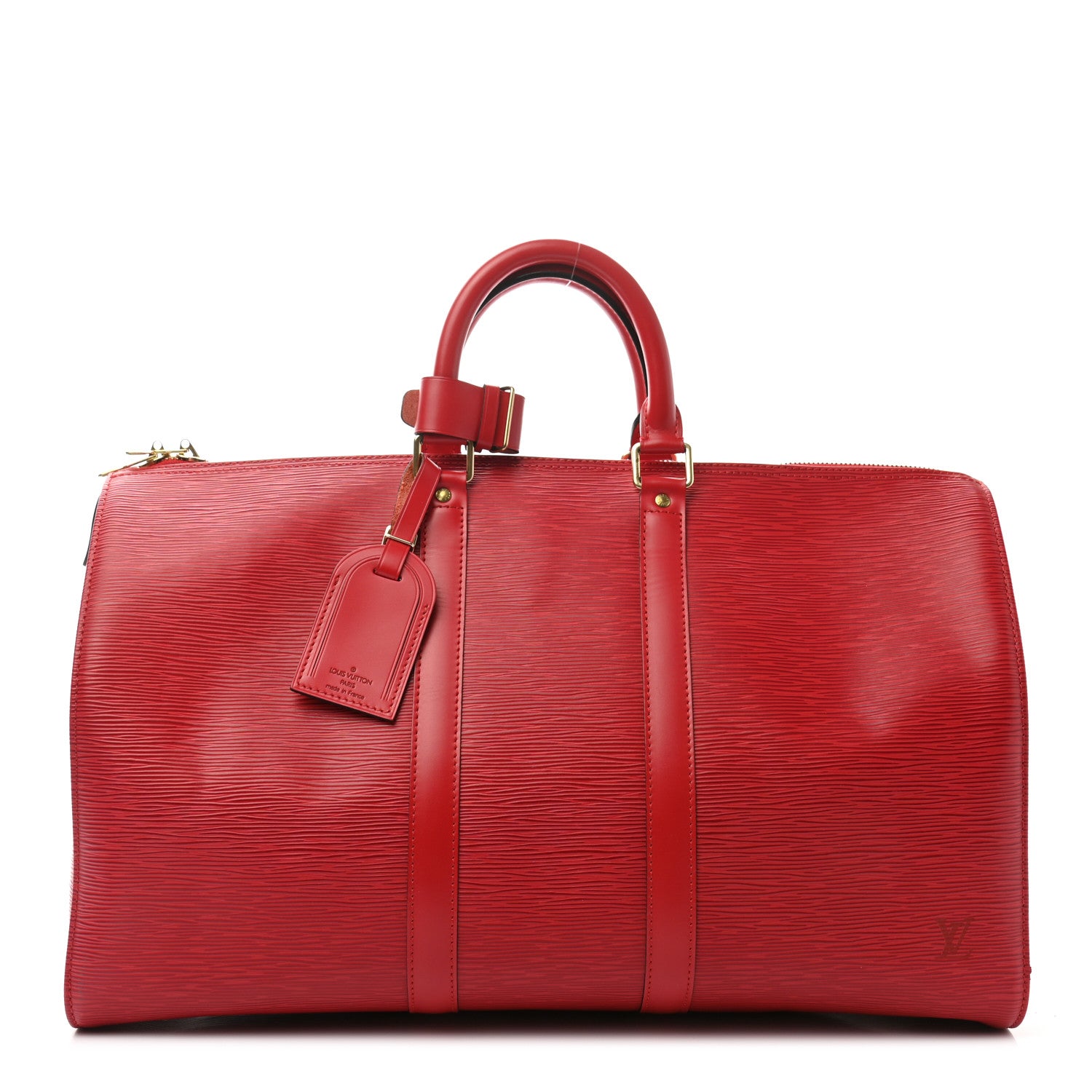 Louis Vuitton Epi Keepall 45 Castillan Red 1 of 10