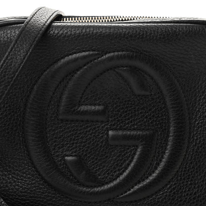 Gucci Pebbled Calfskin Small Soho Disco Bag Black 8 of 10