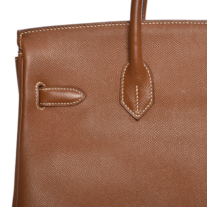 Hermes Courchevel HAC Birkin 32 Gold 28 of 37