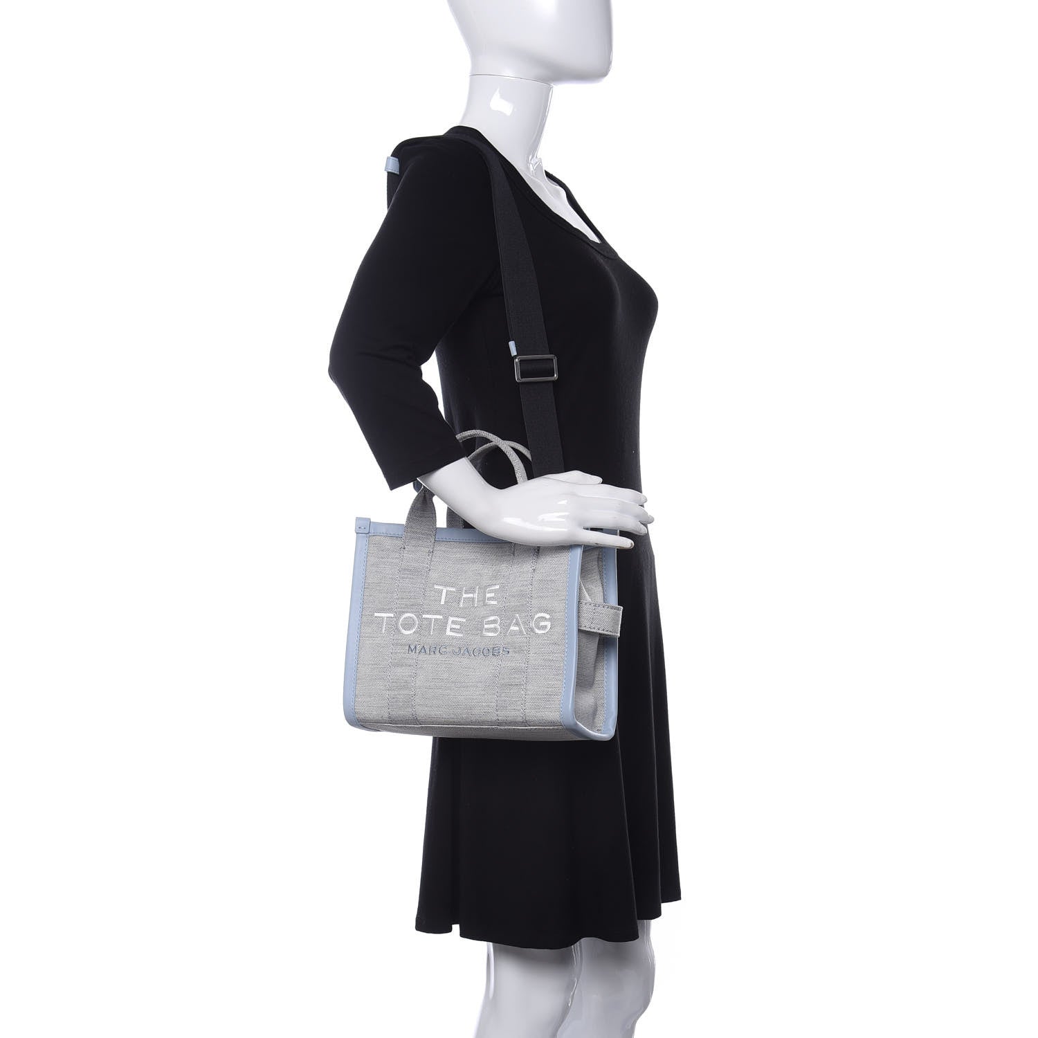 Marc Jacobs Canvas Small Summer Tote Bag Blue 2 of 9