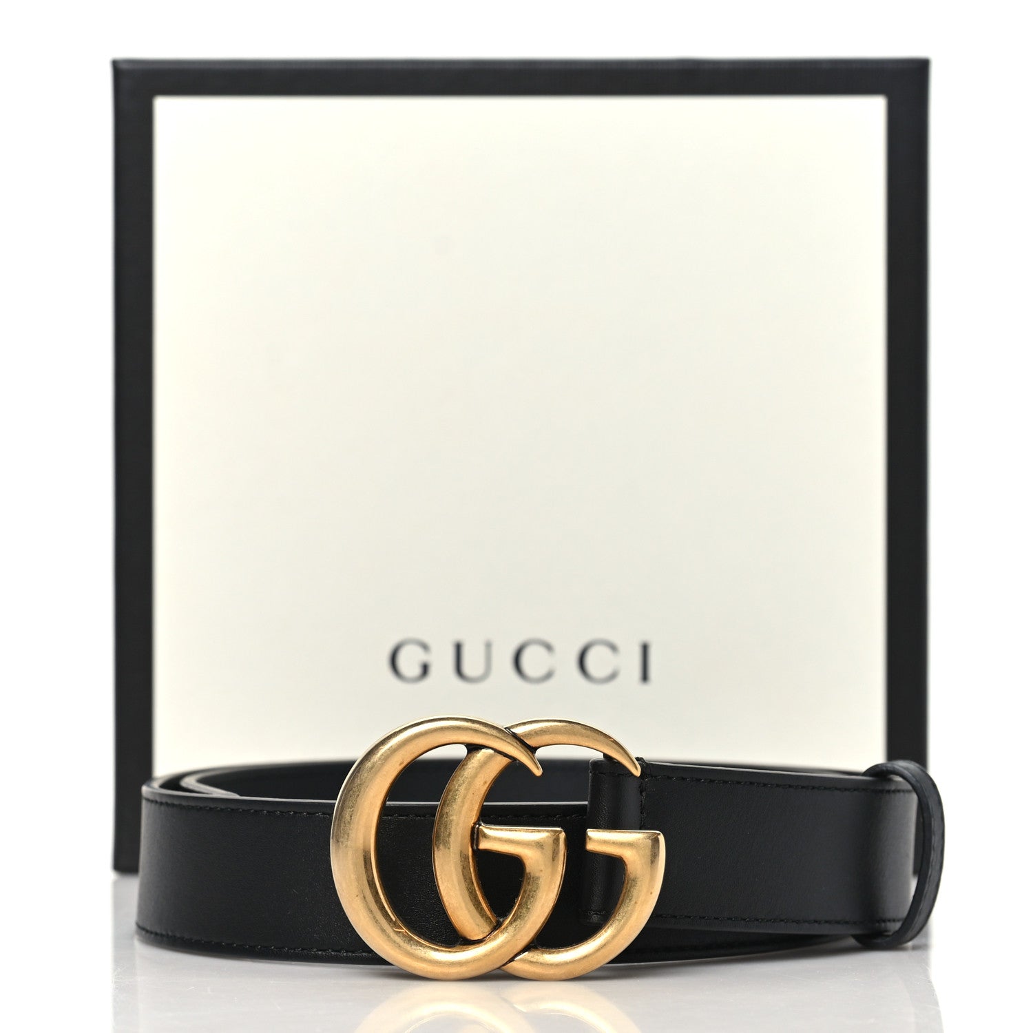 Gucci Calfskin Double G 30mm Belt 75 30 Black 6 of 6