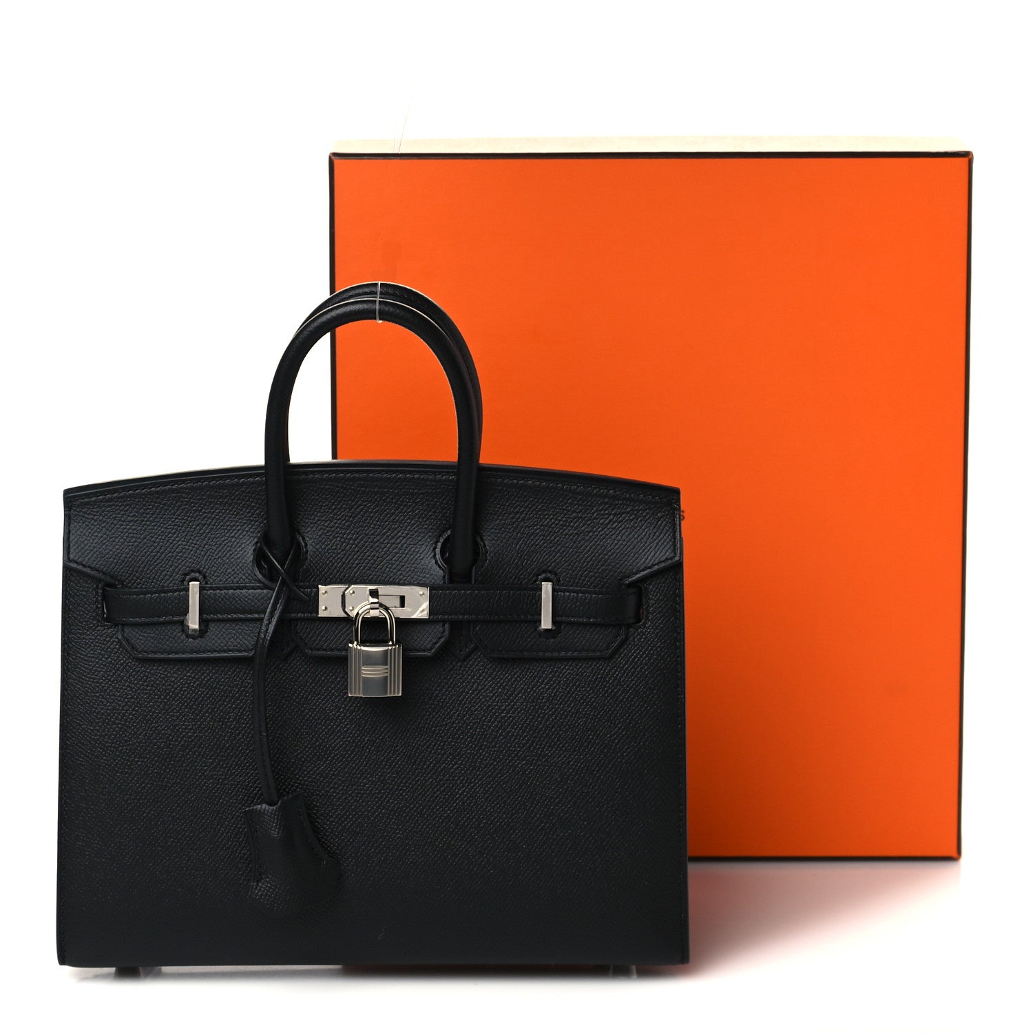 Hermes Epsom Birkin Sellier 25 Black 9 of 9
