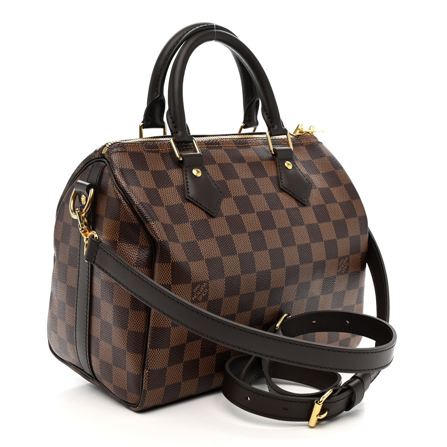 Louis Vuitton Damier Ebene Speedy Bandouliere 25 3 of 10