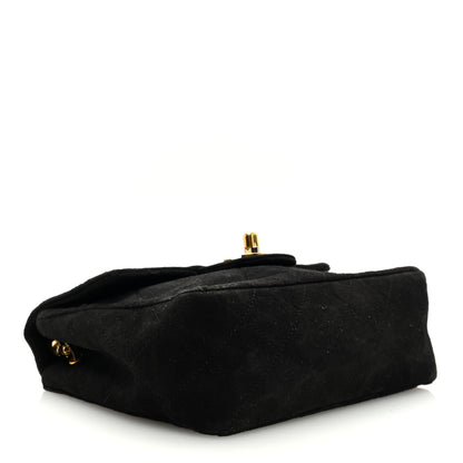 Chanel Suede Quilted Mini Square Flap Black 4 of 10