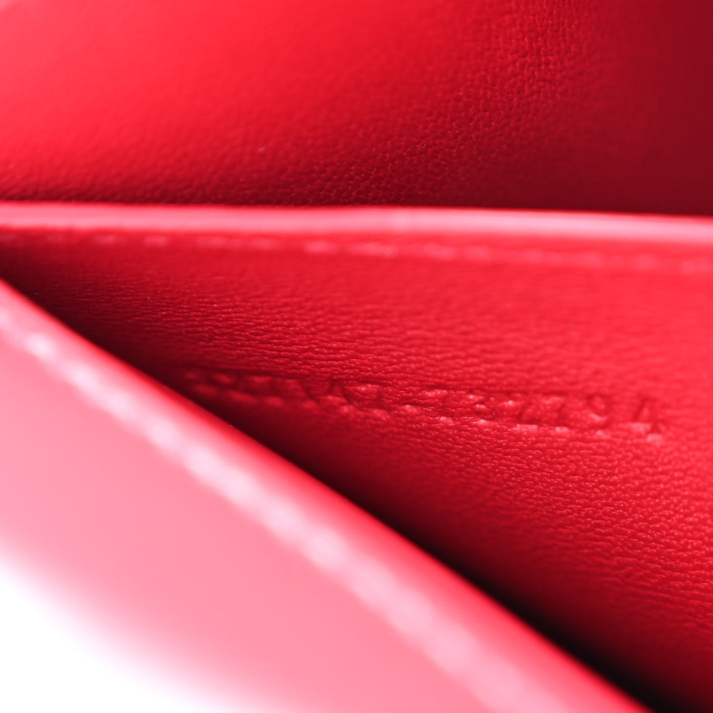 Calfskin Small Slash Bag Fuscia Lipstick