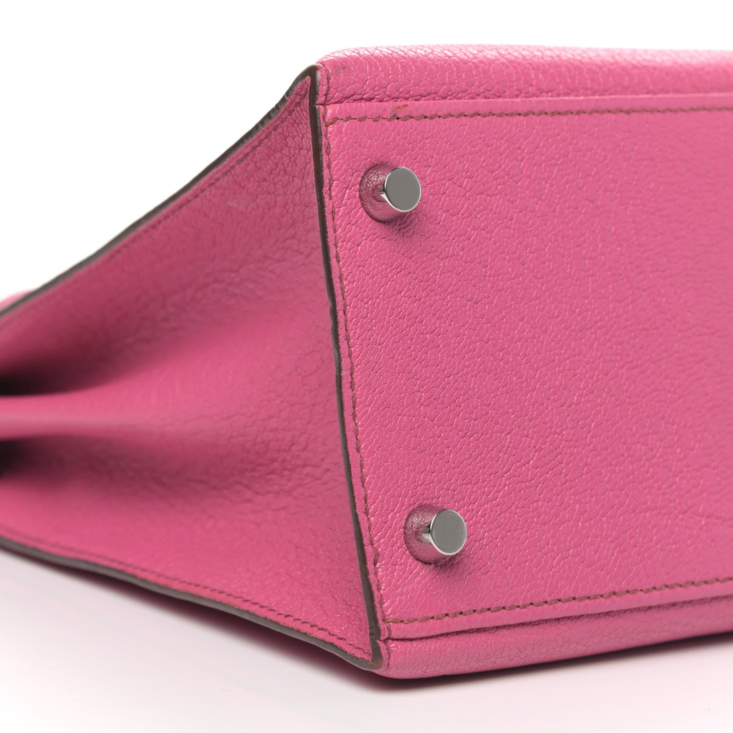 Hermes Chevre De Coromandel Kelly Sellier 28 Fuchsia 7 of 12