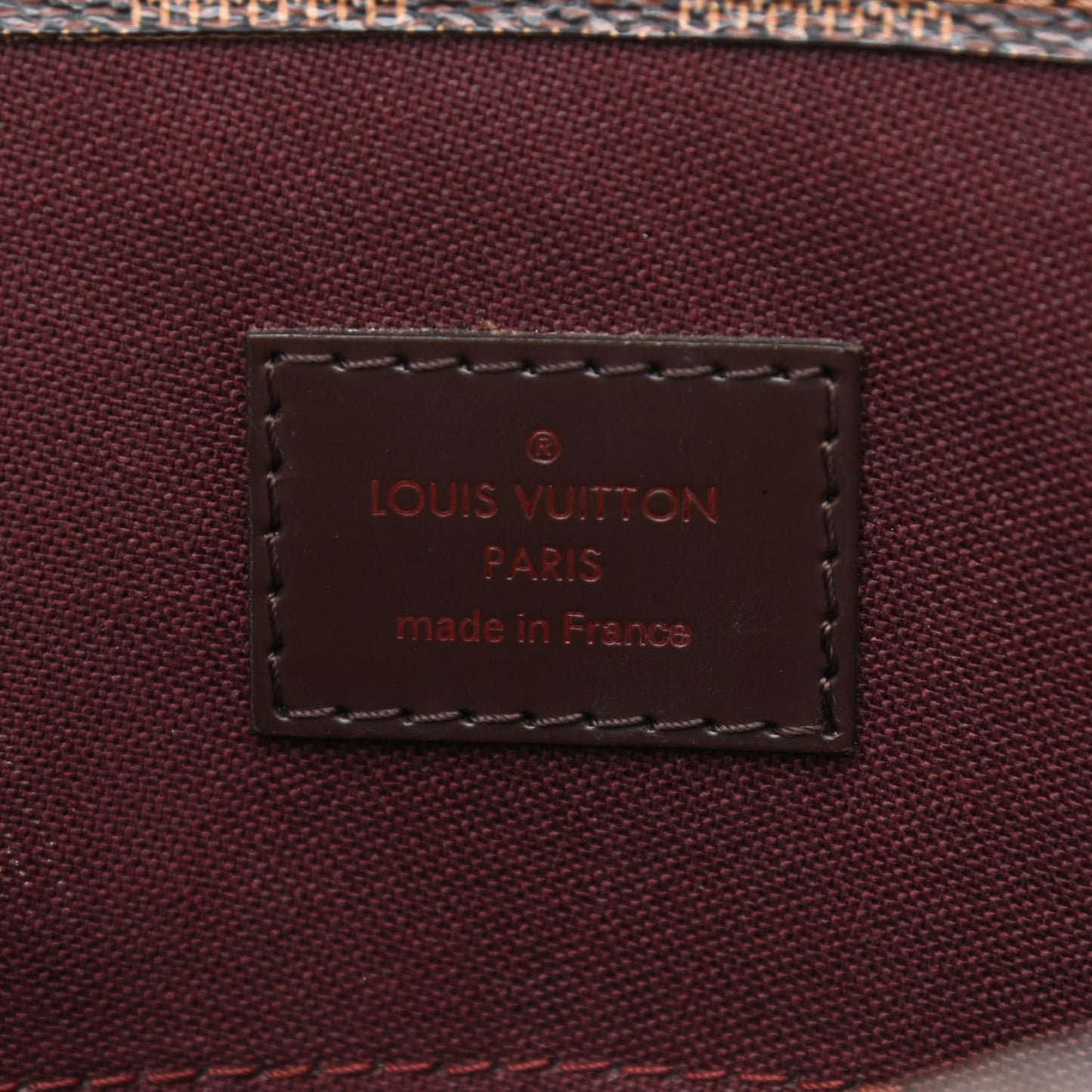 Damier Ebene Sac Plat PM