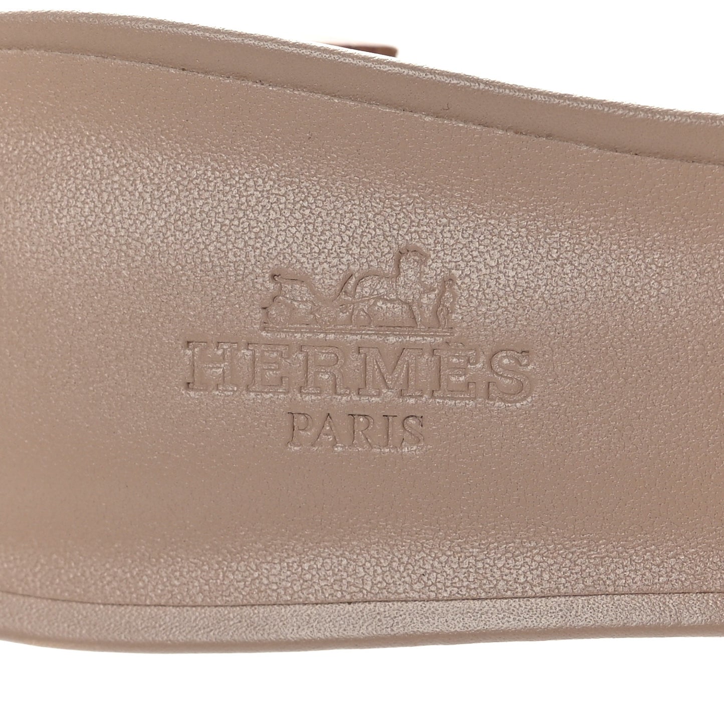 Calfskin Oasis Sandals 39 Beige Nude
