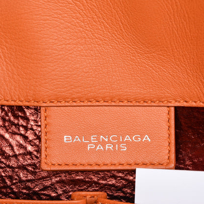 Balenciaga Veau Papier A4 Tote Tangerine 6 of 9