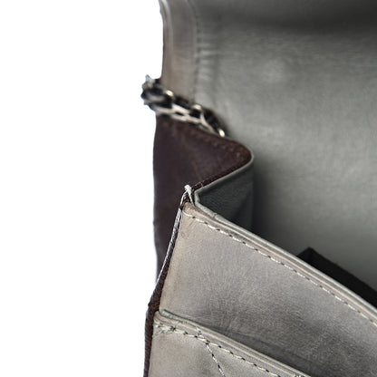 Chanel Caviar Iridescent Calfskin 2.55 Reissue 227 Flap Brown Grey 9 of 20