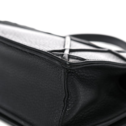 Christian Dior Grained Calfskin Medium Diorama Flap Bag Black 11 of 15