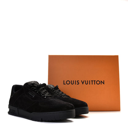 Louis Vuitton Suede Uniform Sneakers 10 Black 9 of 9