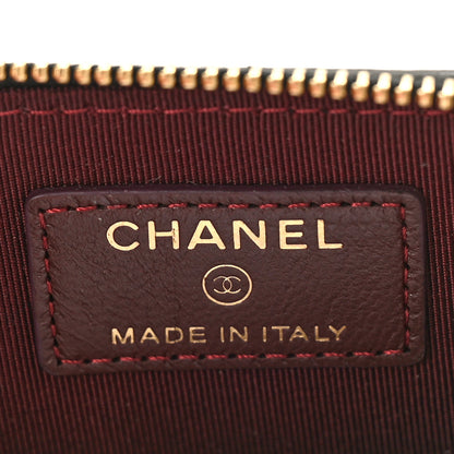 Chanel Lambskin Quilted Zip Coin Purse Black 5 of 9