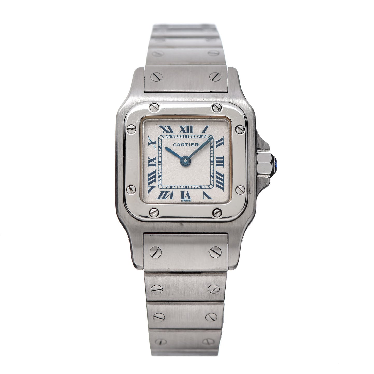 Stainless Steel 24mm Santos de Cartier Galbee Quartz Watch