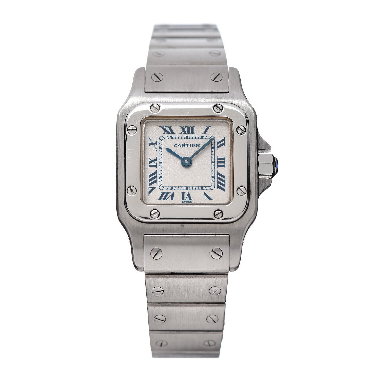 Cartier Stainless Steel 24mm Santos de Cartier Galbee Quartz Watch 1 of 6