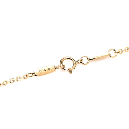 Tiffany 18K Yellow Gold Elsa Peretti Open Bottle Pendant Necklace 4 of 5