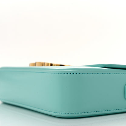 Celine Shiny Calfskin Triomphe Shoulder Bag Turquoise 11 of 11