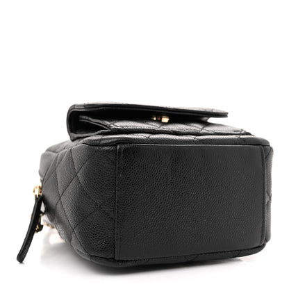 Chanel Caviar Quilted CC Mini Classic Backpack Black 4 of 12