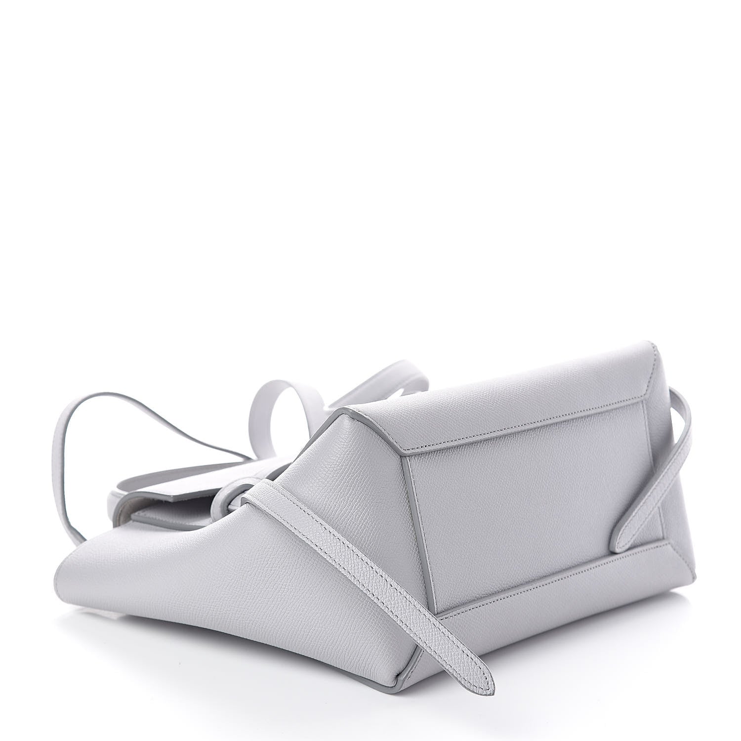 Celine Grained Calfskin Micro Belt Bag Pearl Blue 4 of 9