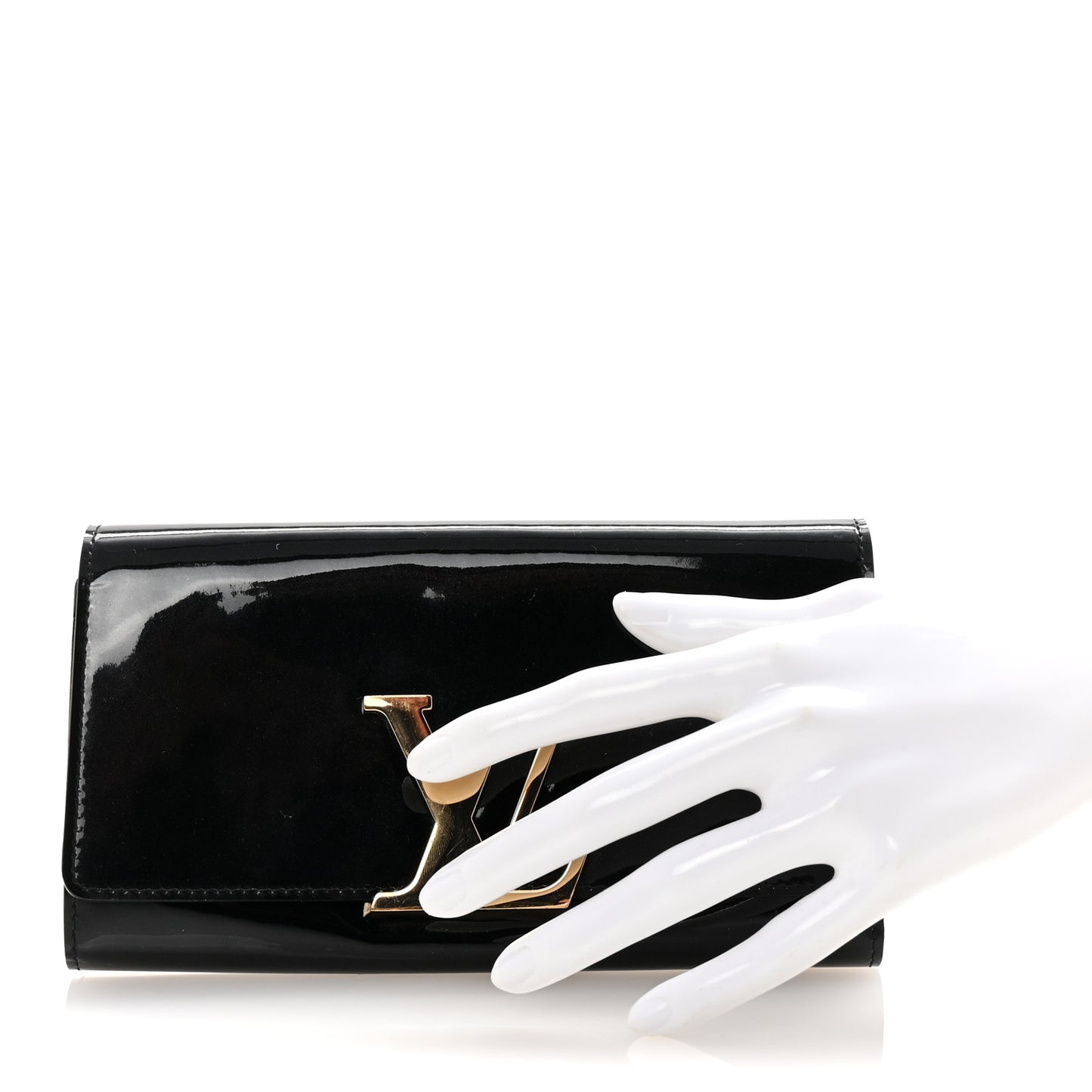 Patent Louise Wallet Black