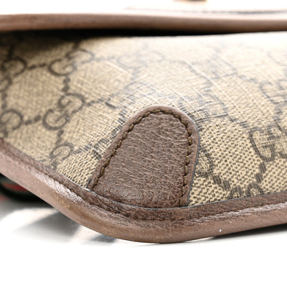 Gucci GG Supreme Monogram Neo Vintage Web Belt Bag Brown 9 of 12